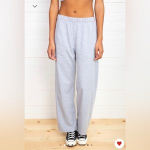 BRANDY MELVILLE ANASTASIA SWEATPANTS IN HEATHER GREY